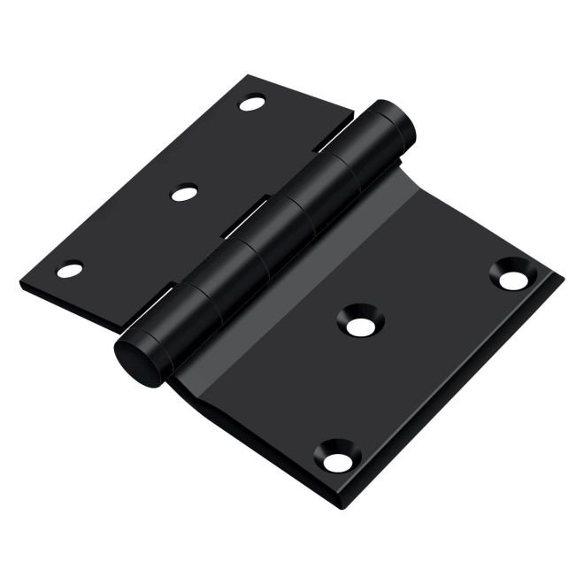 Paire de charnières 3 po x 3 1/2 po Deltana DHS3035U19, Peinture noire