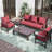 Outdoor Deep Seating Cushion Set Indoor And Outdoor Seat / Back Cushion, Available In 4 Sizes-929802346-929802350