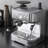 Espresso Machine with Milk Frother, All in One Cappuccino Latte Coffee Maker for Home Barista