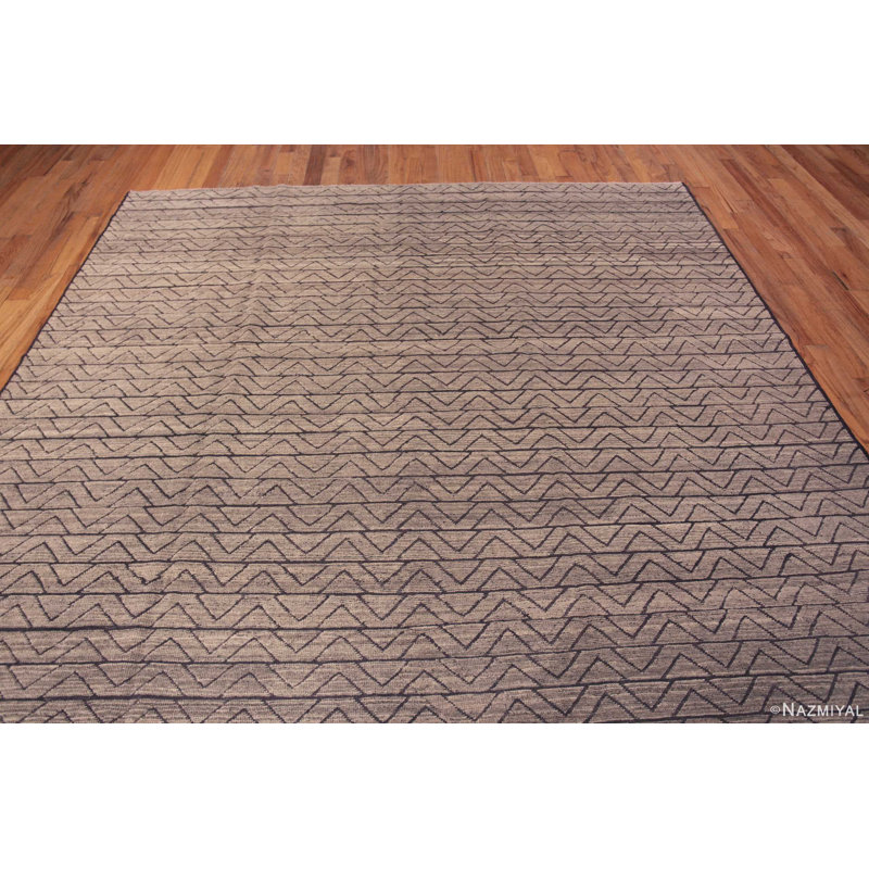 Allover One-of-a-Kind 9'1" X 11'9" Hand Knotted Area Rug