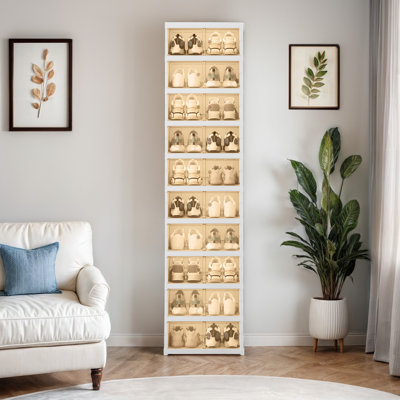 20 Pair Stackable Shoe Storage Box