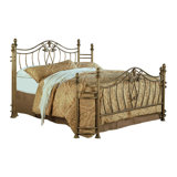Florent Open Frame Bed in Brushed Gold (Headboard and Footboard only)