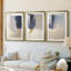 ABSTRACT Series cmxxi - impression encadrée sur mesure de qualité supérieure - 3 pièces-73949634-73949638