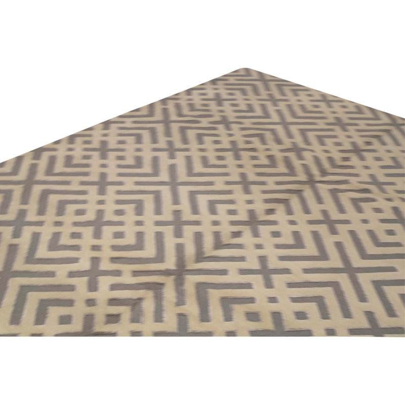 Tapis rectangulaire noué à la main