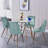 Esbeidi Four Leg Base Dining Set-2095626525-2095626521-2095626515