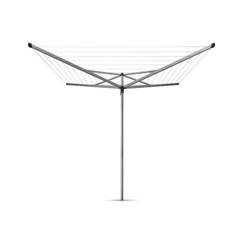 Brabantia Essential Rotary Clothes Line with Ground Tube, 177cm  H x 192.5cm W x 192.5cm D