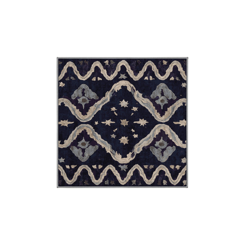 Tapis gris soyeux et moelleux, Rectangle 7 pi x 9 pi
