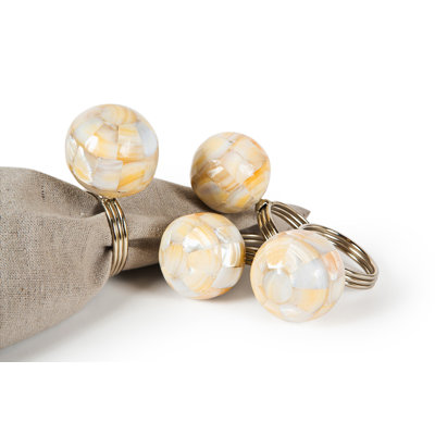 Mother Of Pearl Napkin Ring