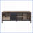 TV Stand Rustic Oak &amp; Black Wood+Metal with 1 Drawer | Fits 50 Inch TVs | Rustic | TV Furniture 50 inches