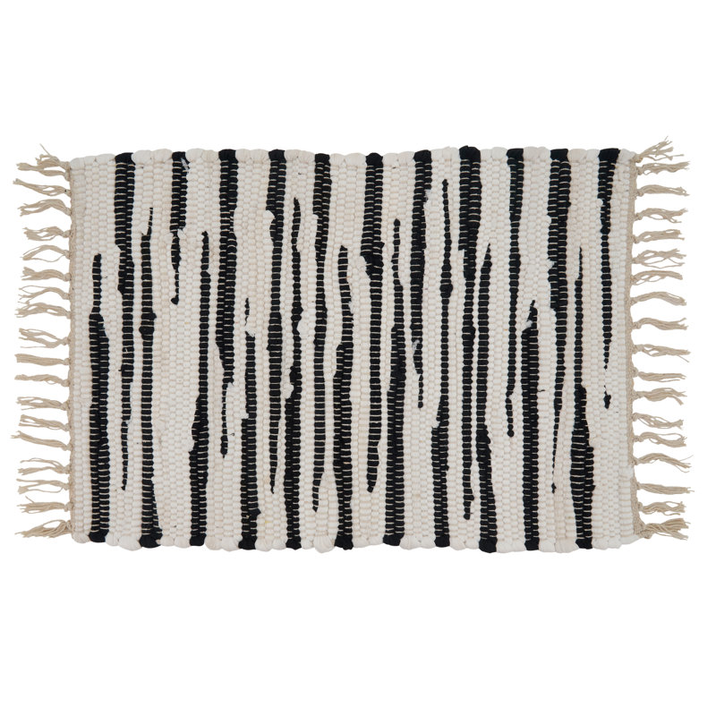 Zèbre Chindi Collection Cotton Striped Rectangle Placemat