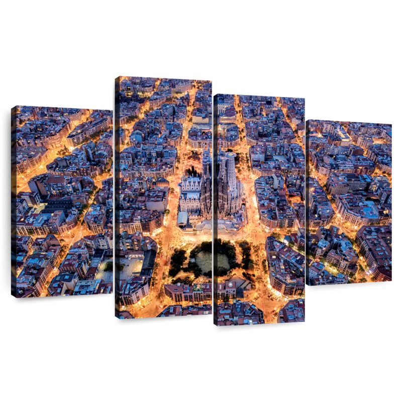 Keesha Barcelona City Lights, H 27 po x l 43 po