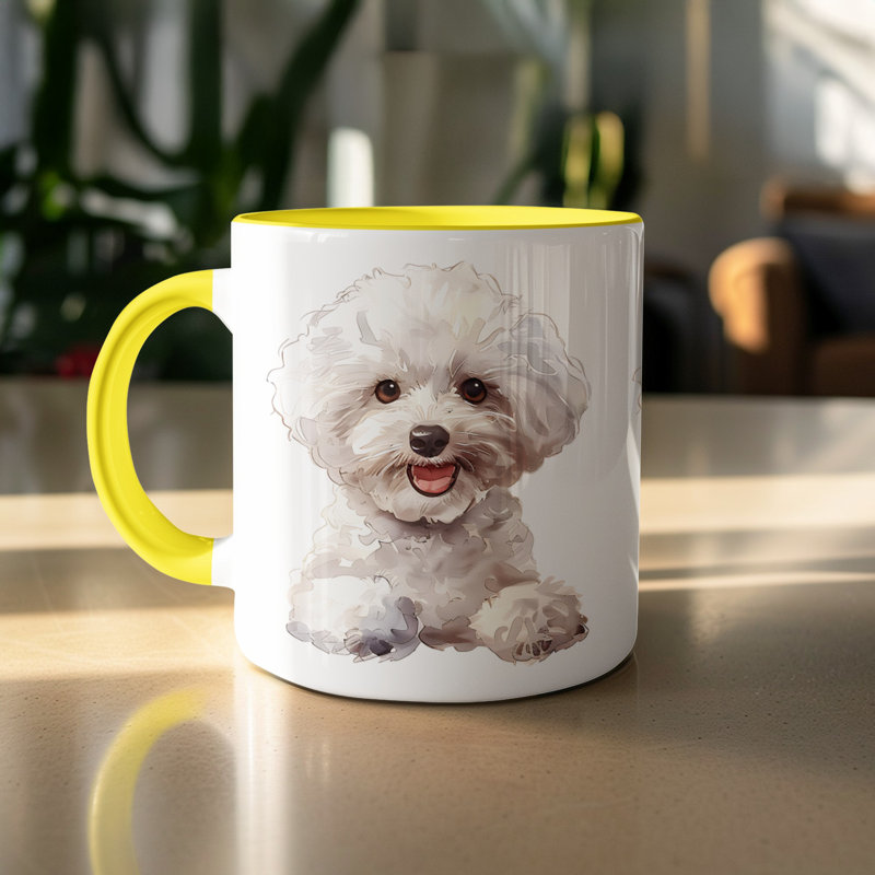 Mug, 2, Yellow