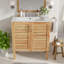 Meuble-lavabo antique 30 po avec lavabo en céramique
