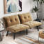 Brown Convertible Folding Modern Sofa Bed-1389309680