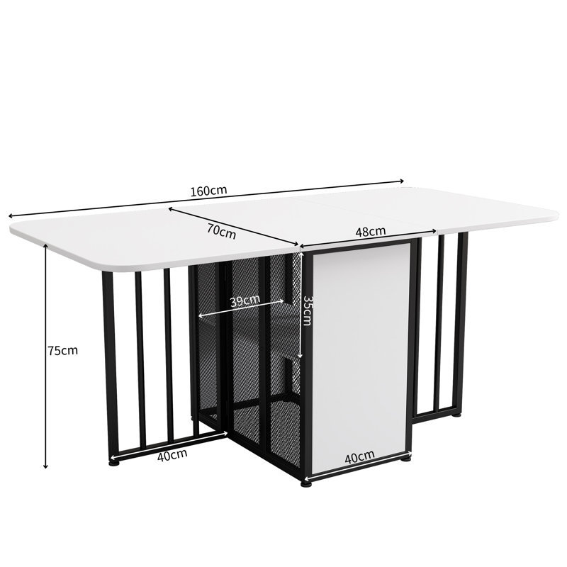 Beahn Dining Table, Black