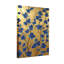 Plantes et fleurs fleurs bleues sur fond doré-1333426159