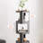 Iron rotating bookshelf-1030502680
