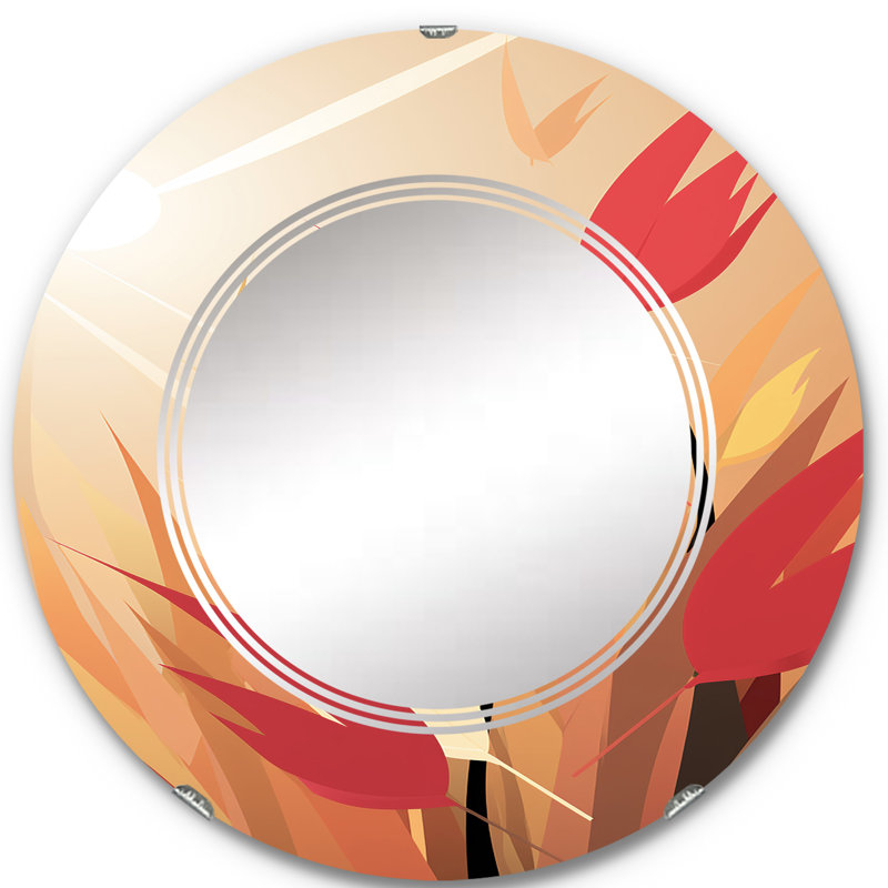 Wey - Modern Wall Mirror Round, 24 po x 24 po