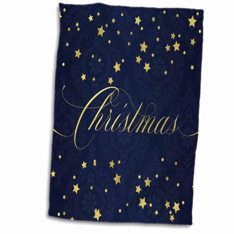 Script Damask Towels