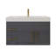 42" Wall-Mounted Single Bathroom Vanity Set-70381303