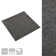 Artell 50 x 50cm Polypropylene Tile in Grey/Anthracite