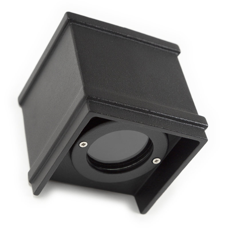 Mccormick 9cm H Outdoor Flush Mount, Black