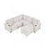 Canapé modulaire convertible polyvalent avec rangement dissimulé-897863725