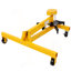 Support moteur pliable 1000Lbs, tête rotative à engrenages, tête de montage réglable à 360 degrés, couleur jaune