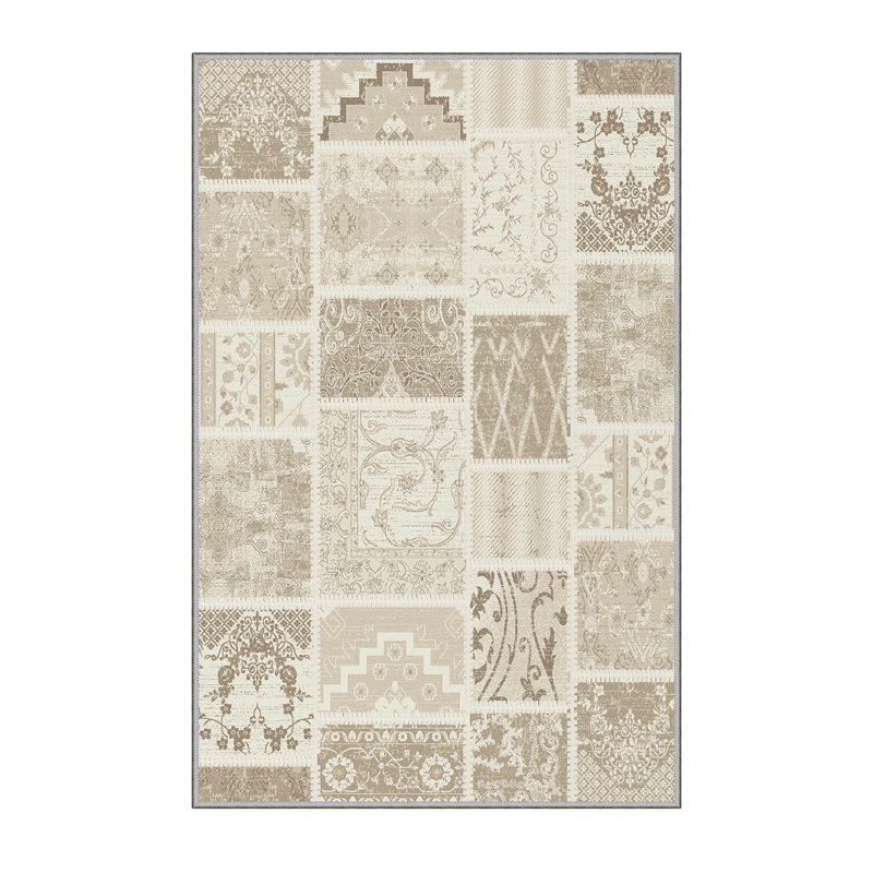 Stylish Hall Carpet (39.4 x 78.7 inches), 100% Polyester, 0.3 in Pile Height | Antibacterial, Non-Slip Underside, Machine Washable | 3D Digital Printed Design, Durable & Soft for Home Décor
