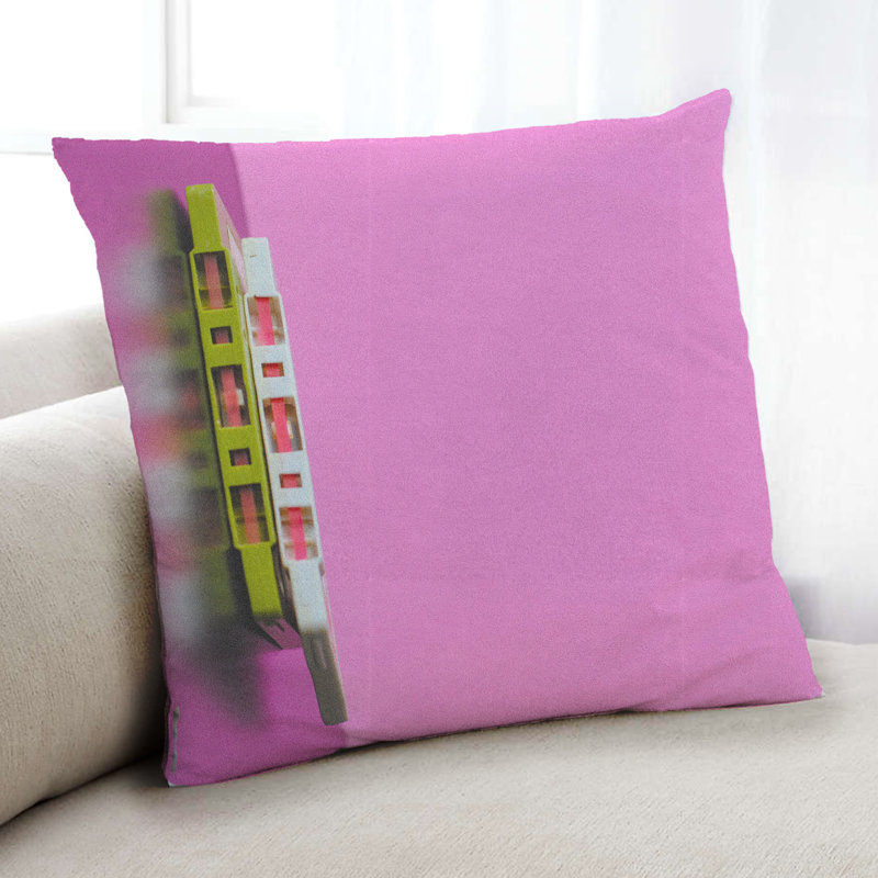 Coussin 29 couleurs Color Focus, Microsuède