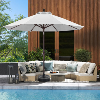 Parasol de patio en oléfine 9 pi 9 pi
