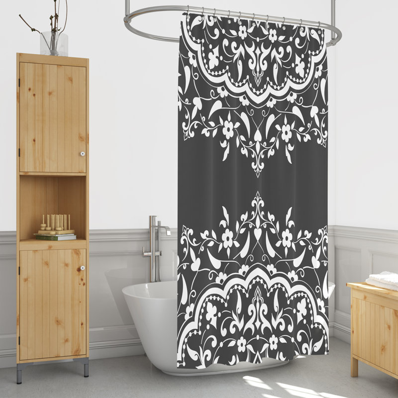 Kloc Ikat Single Shower Curtain, 70" H x 72" W