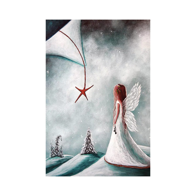The Christmas Star - Print on Canvas, Wrapped Canvas, 66.04 cm H x 45.72 cm W x 1.91 cm D