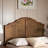 Fairview Headboard with Synthetic Rattan Frame in Brown Finish, 49.95'' H X 61.09'' W X 0.8'' D-383923783