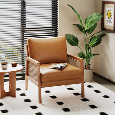 Fauteuil en similicuir