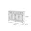 Buffet chinois en bois massif