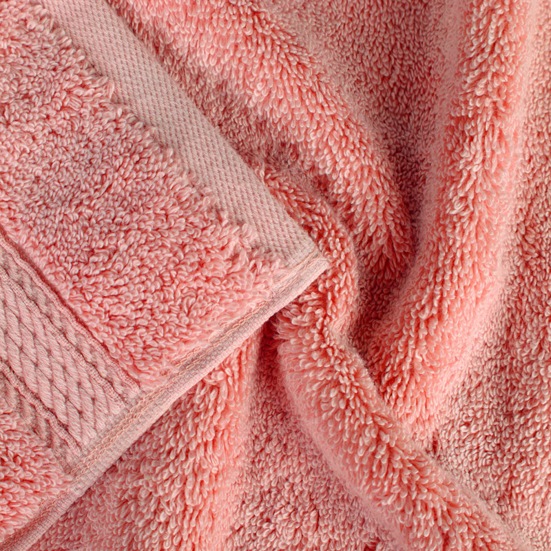 Ensemble de 8 serviettes en coton de qualité égyptienne 800 g Renata , Thé rose
