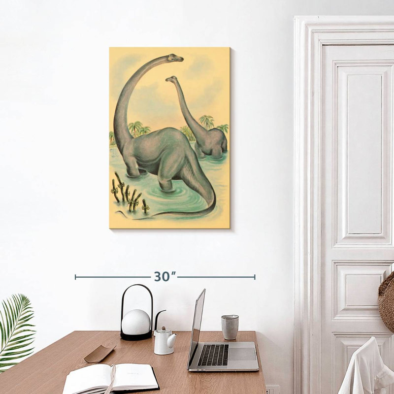 Brampt Jurassic Brontosaurus, 30" H x 20" W