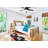 Peytin Patchwork Synthetic Water Resistant Non-Skid Kitchen Mat