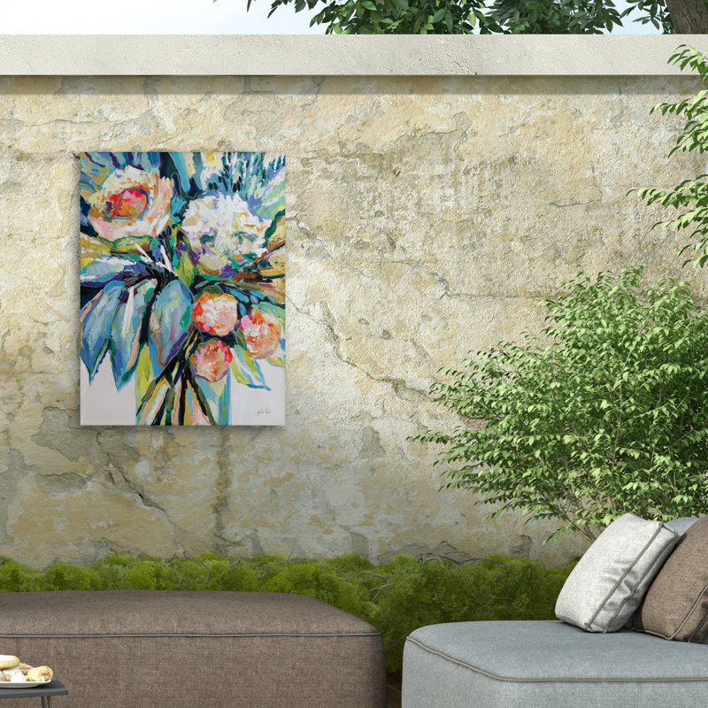 Toile d'extérieur Jeanette Vertentes Bee Love, H 32 po x l 24 po