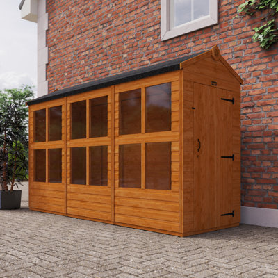 TigerFlex® Modular Buildings 12x4w Apex Summerhouse