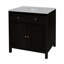 Celine 32 po W Meuble-lavabo en marbre brun café antique-867810812