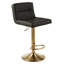 Tricia Swivel Upholstered Adjustable Height Counter Stool with Metal Frame-1354303104