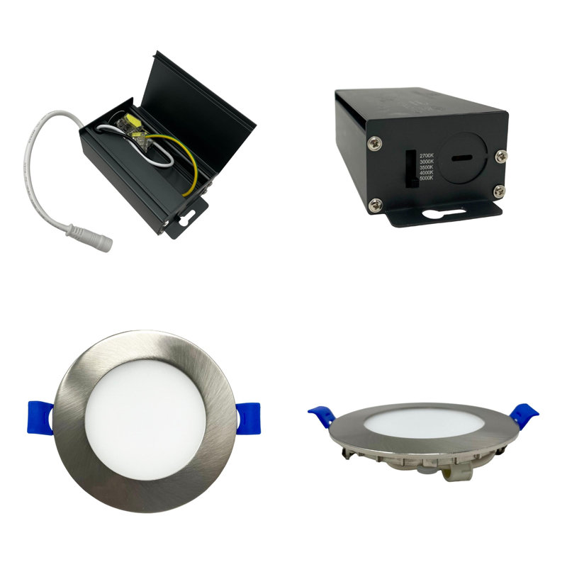 Ensemble d'éclairage encastré 4 po Ultra Slim