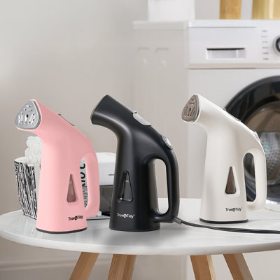 True & Tidy Portable Fabric Steamer, Pink