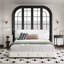 Base de lit grand, lit plateforme en chenille, noir-766024024-766024027