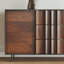 Armoire de véranda rétro en bois massif