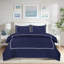 My Home Store Junco Duvet Cover Set Microfiber 3 Piece Luxury Bratta Stitch Duvet Cover Sets With Pillowcase-730536409-730536403