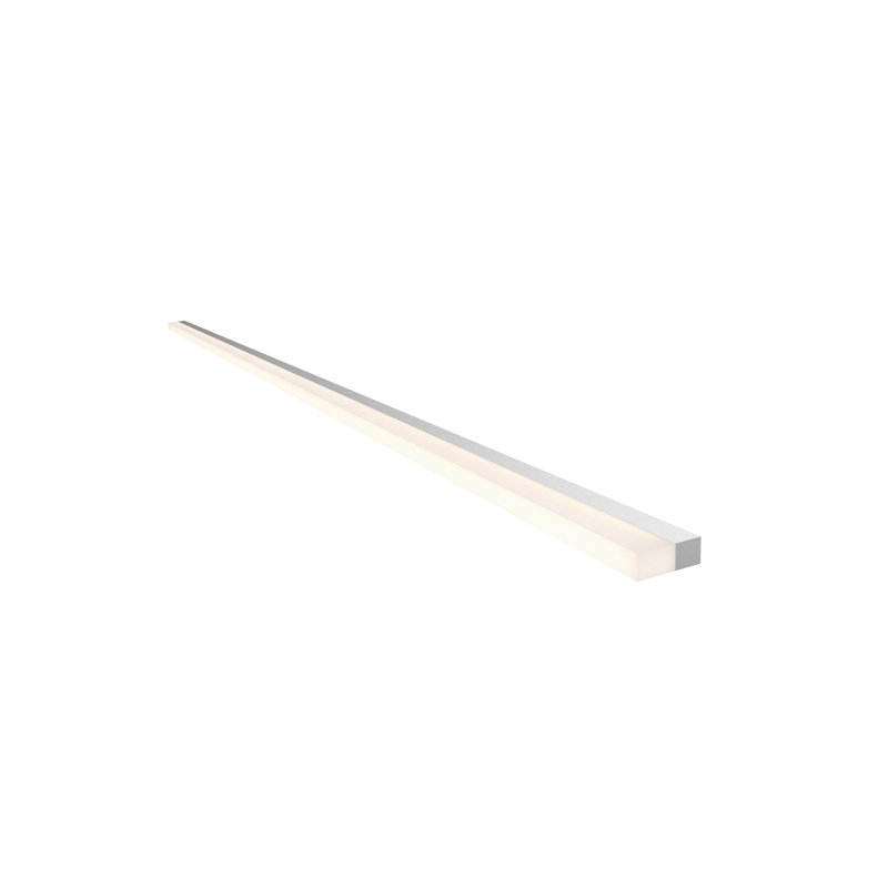 Stiletto Lungo Dimmable LED Bath Bar, Bright Satin Aluminum