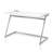 Metal Base Writing Desk with Power Outlet-1386033726